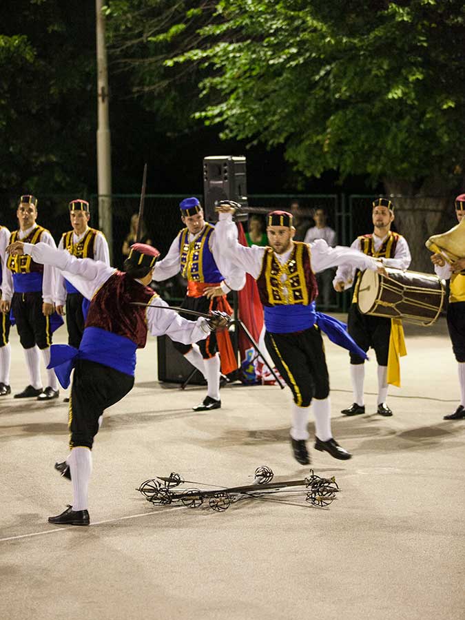 Festival de danse de l'épée Korčula-Kumpanija
